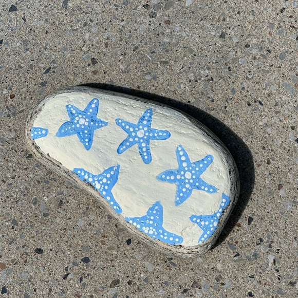 Hand-Painted Beach-Themed Rocks - Picture 2 of 5